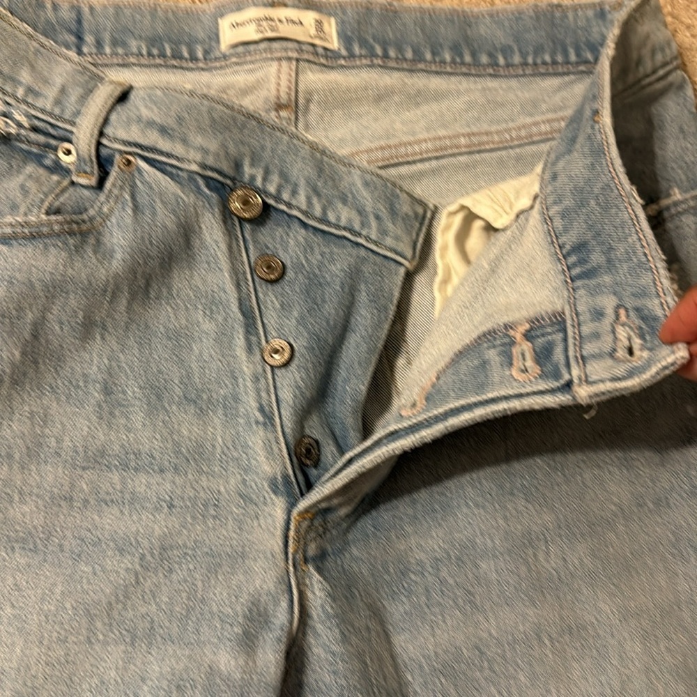 Abercrombie & Fitch high rise jeans size 30 - Picture 6 of 9